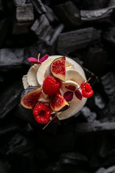 Figue, framboise & meringue — La Matière